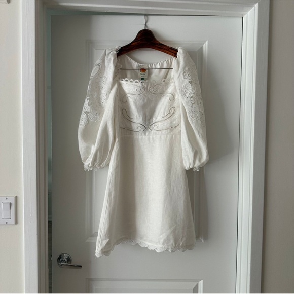 Farm Rio Off-White Mini Dress - Picture 4 of 6